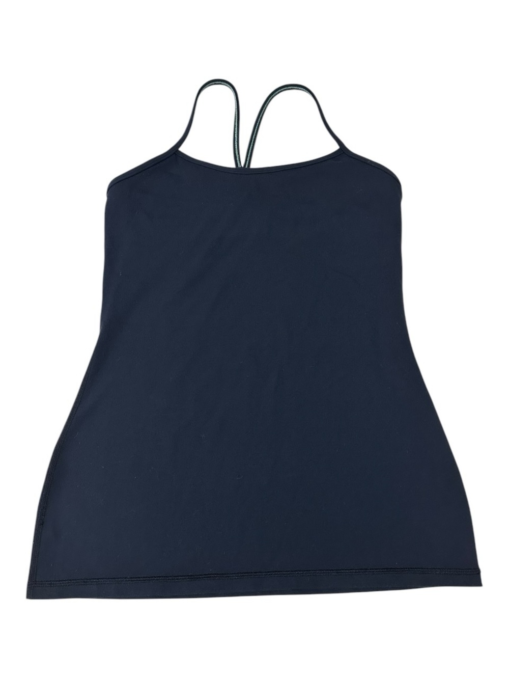 Lululemon Power Y Tank Top Built-In Bra Navy Size 8